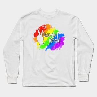 Height pride - Quote for tall people Long Sleeve T-Shirt